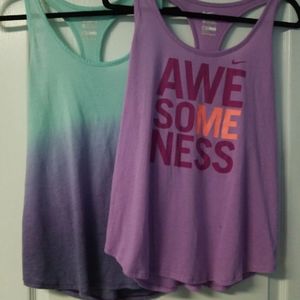 2 Nike Tank Tops